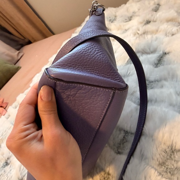 Coach Lavender Leather Tote Bag - Picture 5 of 11